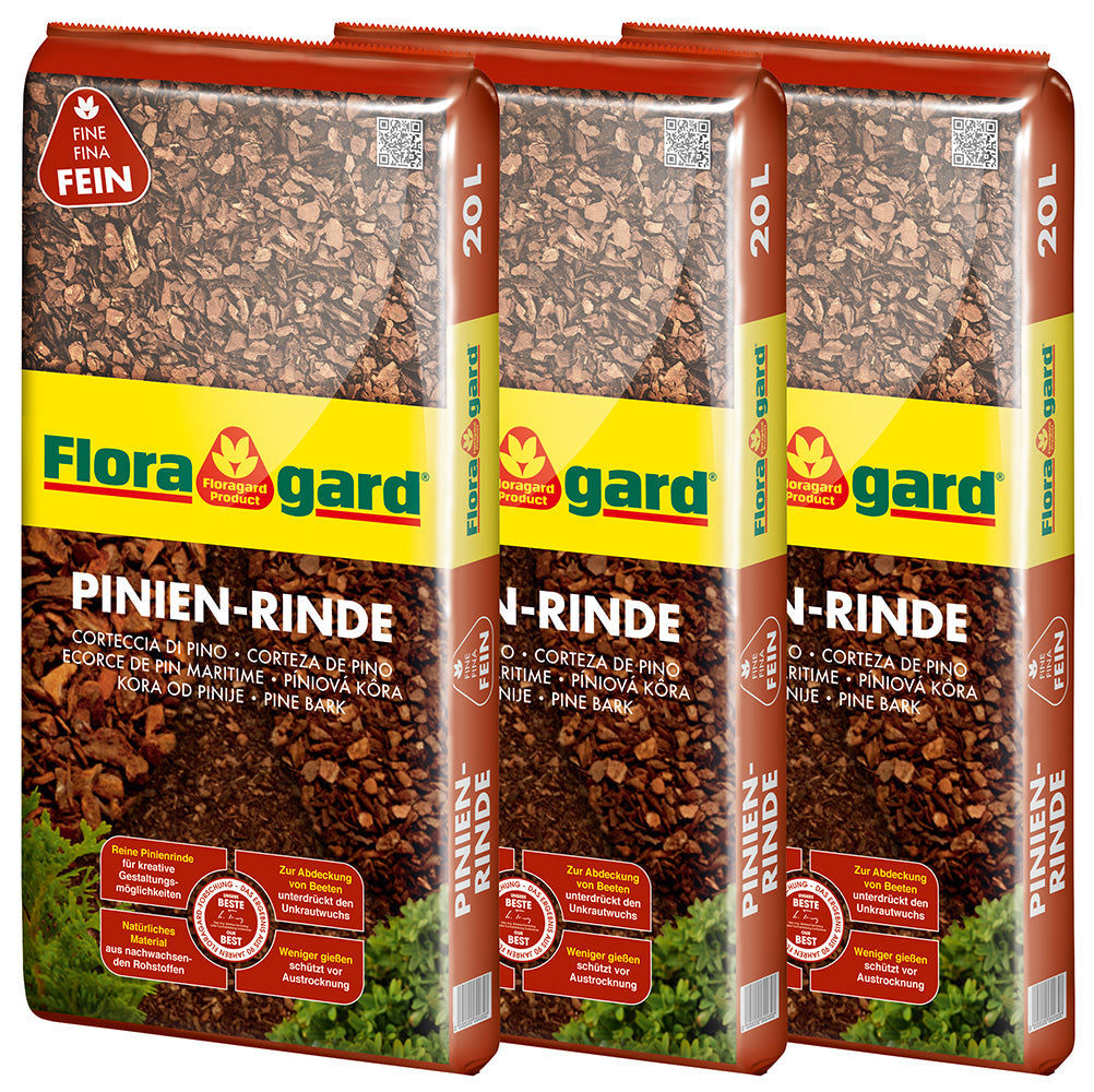 Floragard Pinienrinde 2–8 mm – Mulch, Unkrautschutz & Gartendeko