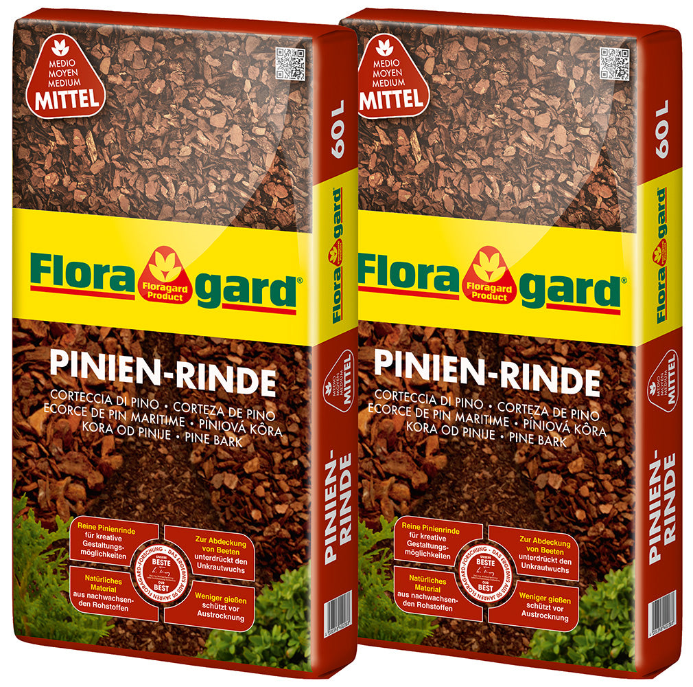 Floragard Pinienrinde 15-25 mm – Mulch, Unkrautschutz & Gartendeko