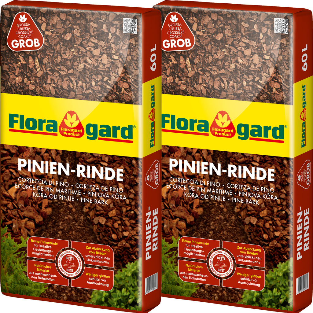 Floragard Pinienrinde 25-40 mm – Mulch, Unkrautschutz & Gartendeko