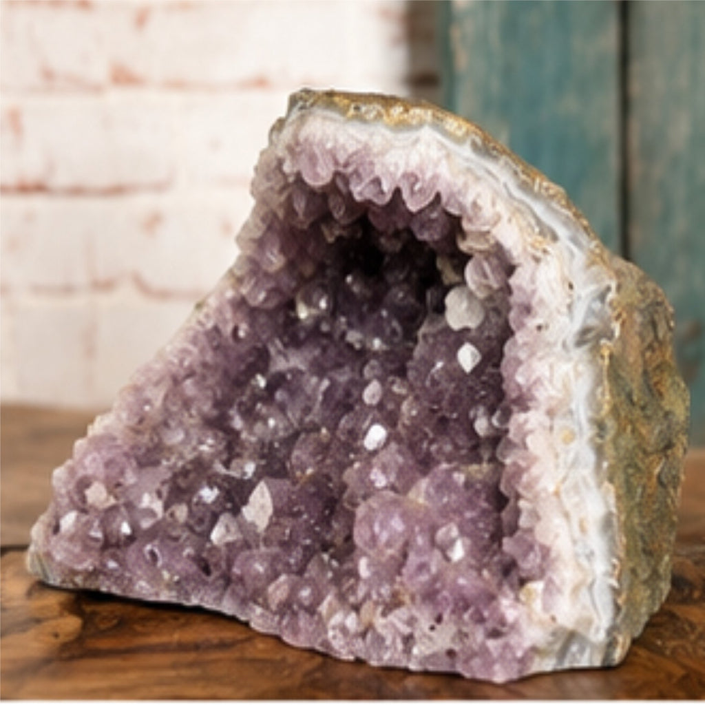 Amethyst Druse XXL 4,2 kg Unikat Edelstein Kristall Geode Deko Naturstein