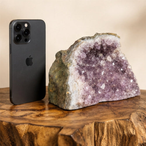 Amethyst Druse XXL 4,2 kg Unikat Edelstein Kristall Geode Deko Naturstein