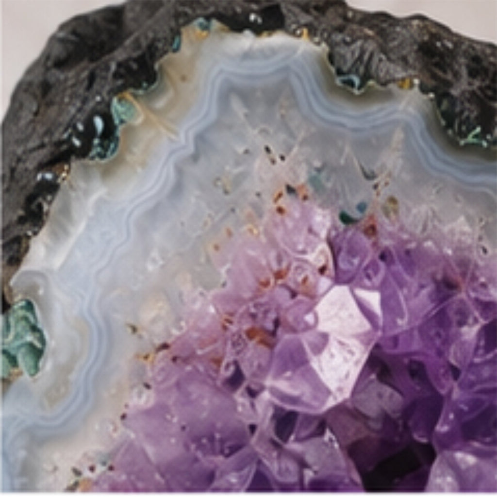 Amethyst Druse XXL 58 cm 28,04 kg | Große Geode Kristall Naturstein Brasilien