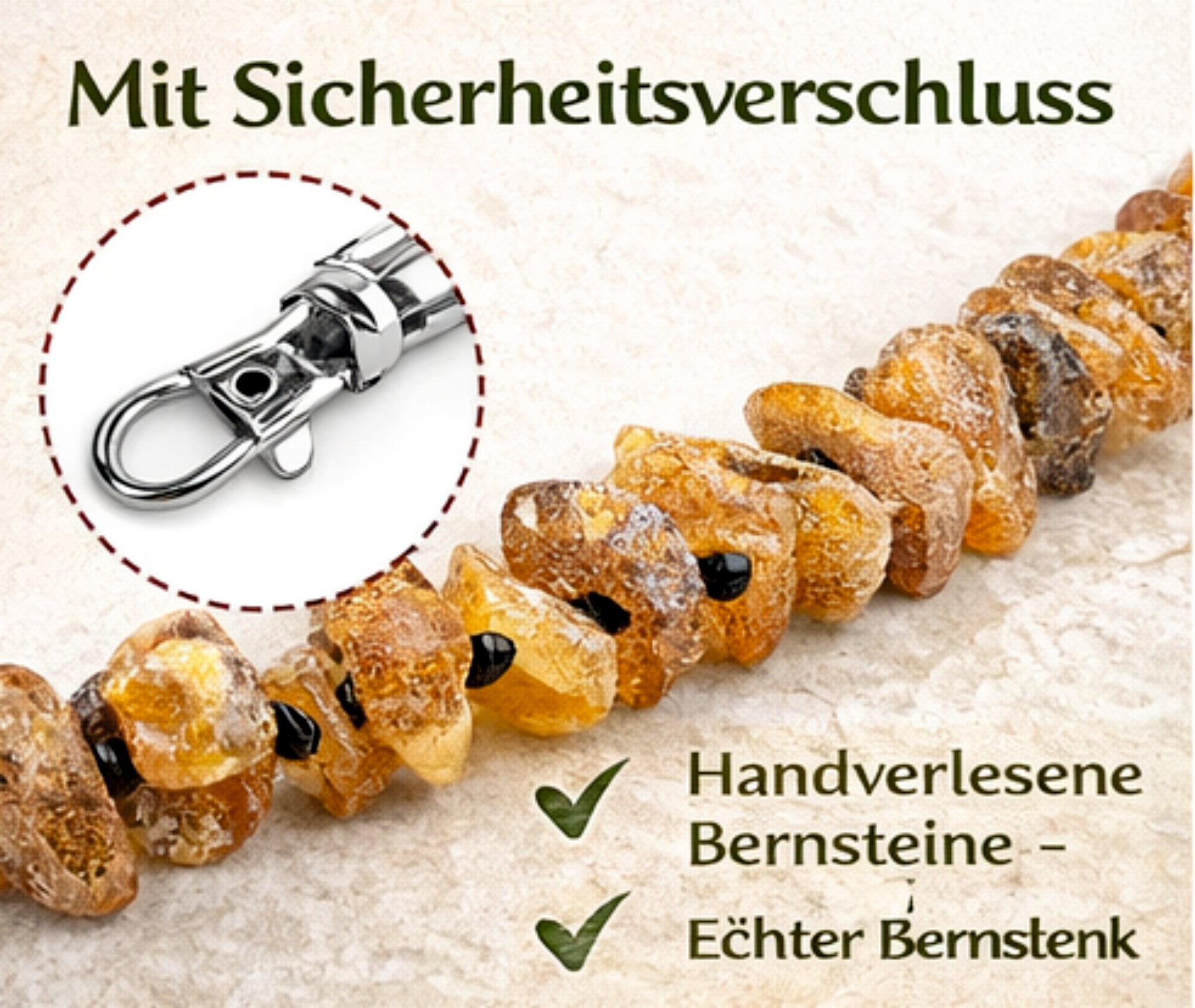 Bernsteinkette Hund Katze Halsband Natur Bernstein Zecken Schutz handgemacht