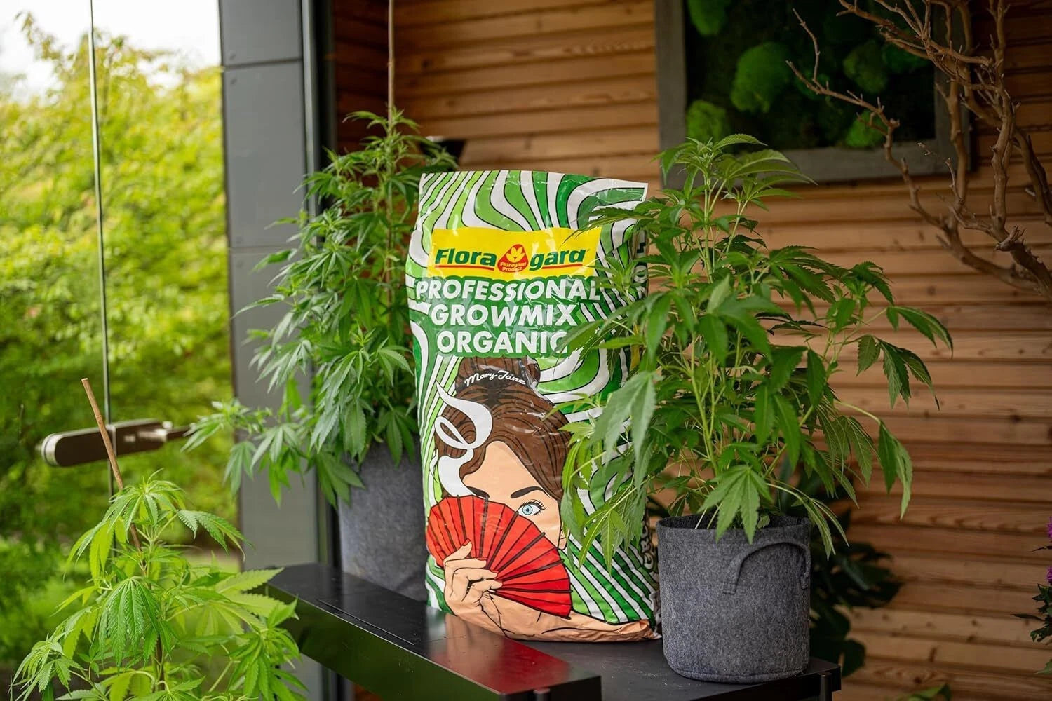 Floragard Growmix ORGANIC 70L - Blumenerde, Pflanzerde, Bio-Erde, Grow Erde