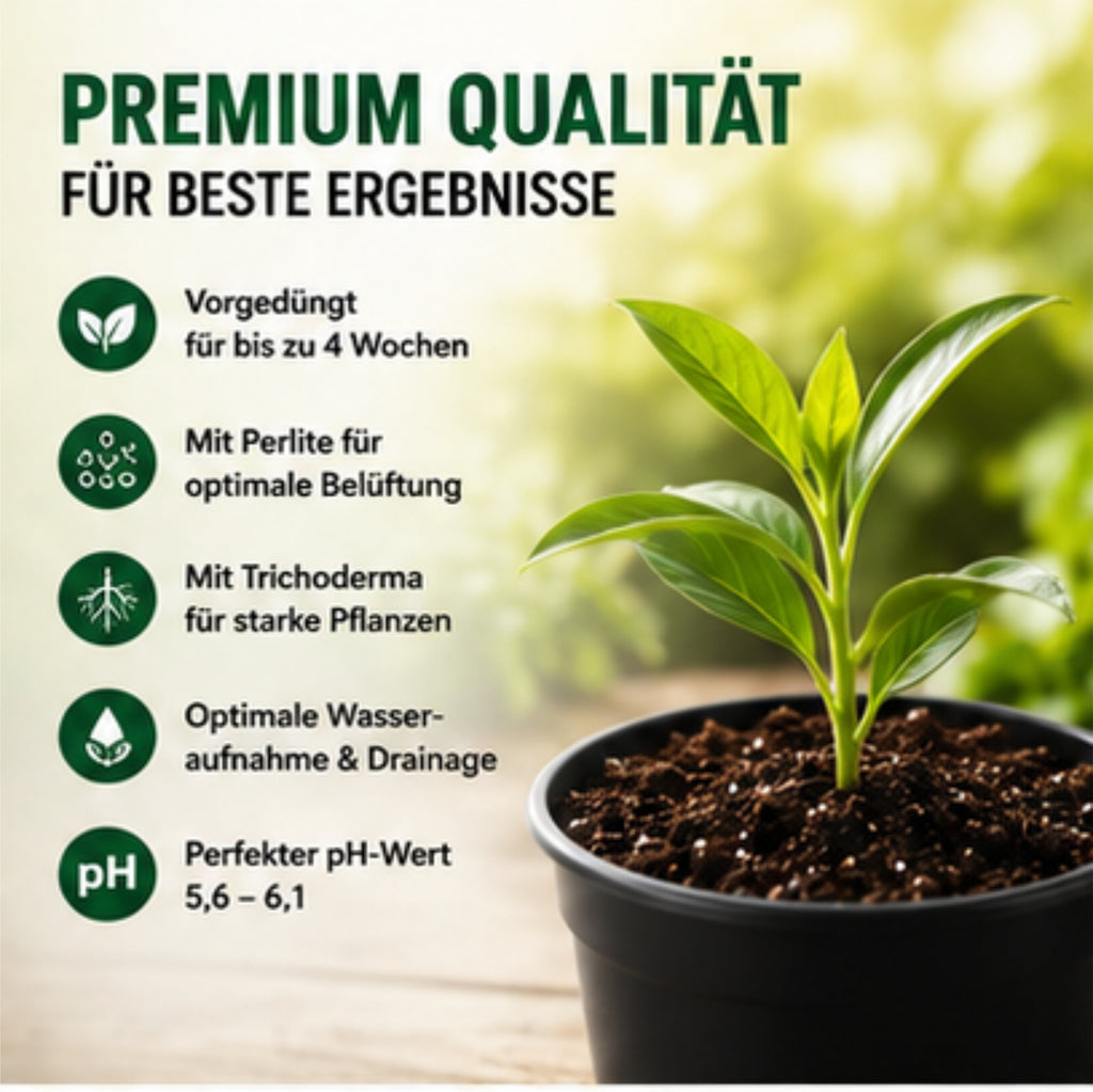 Floragard Growmix Premium 70L Grow Erde Pflanzerde mit Perlite