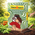 Floragard Growmix ORGANIC 70L - Blumenerde, Pflanzerde, Bio-Erde, Grow Erde