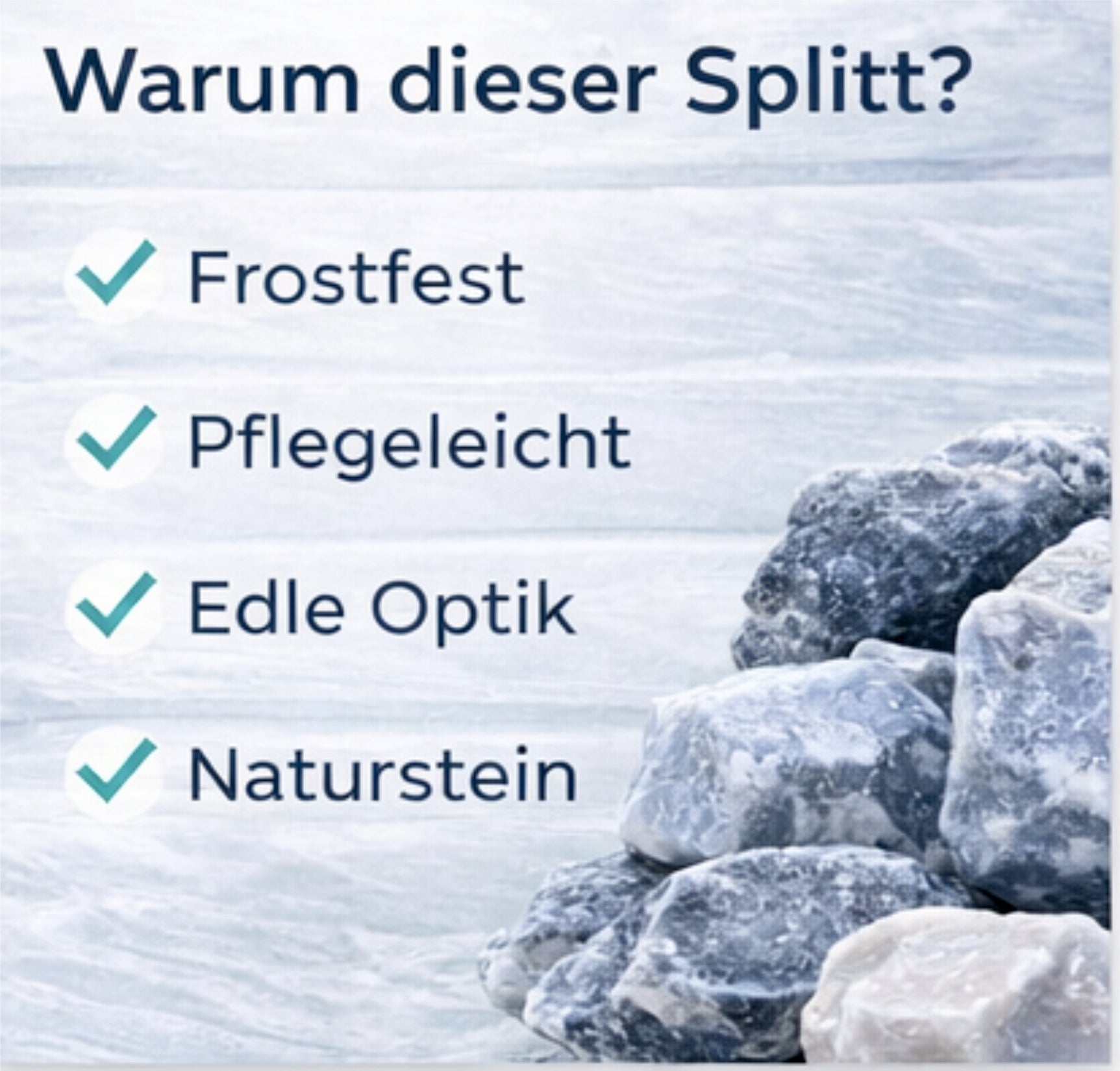 Marmor Splitt Grau 16-25 mm Ziersplitt Gartenkies Gabionen Steine Deko Kies