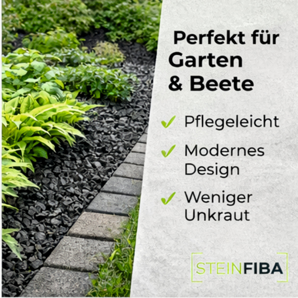 Lavamulch Schwarz 8-16 mm Lava Splitt Zierkies Garten Teich Dachbegrünung