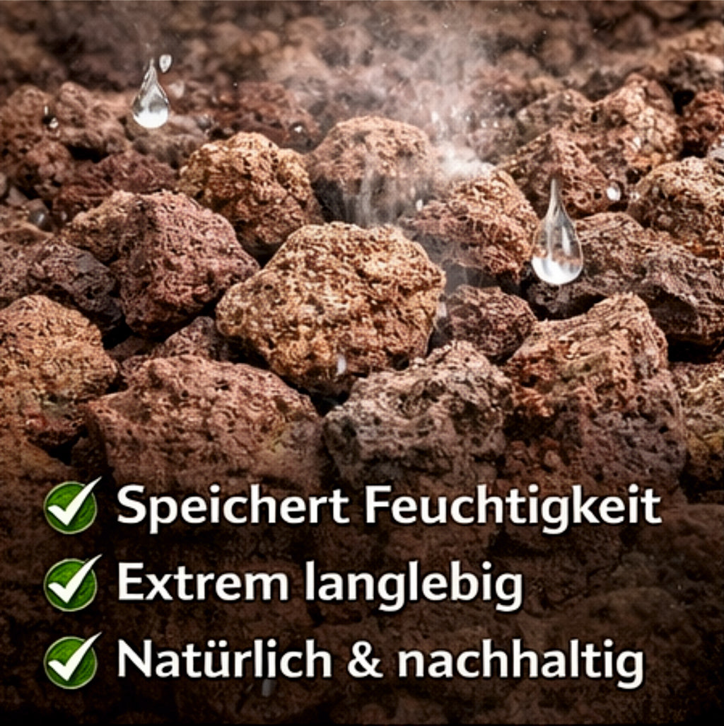 Lavamulch rot-braun 8-16 mm Lava Splitt Zierkies Garten Teich Dachbegrünung