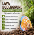 Lava Bodengrund 8-16 mm Aquarium Lavagranulat Vulkanstein Terrarium Natur