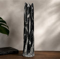 Orthoceras Fossil Skulptur gross Marmor Turm Naturstein Deko 55cm Unikat
