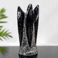 Orthoceras Fossil Skulptur klein Marmor Turm Naturstein Deko 20cm Unikat