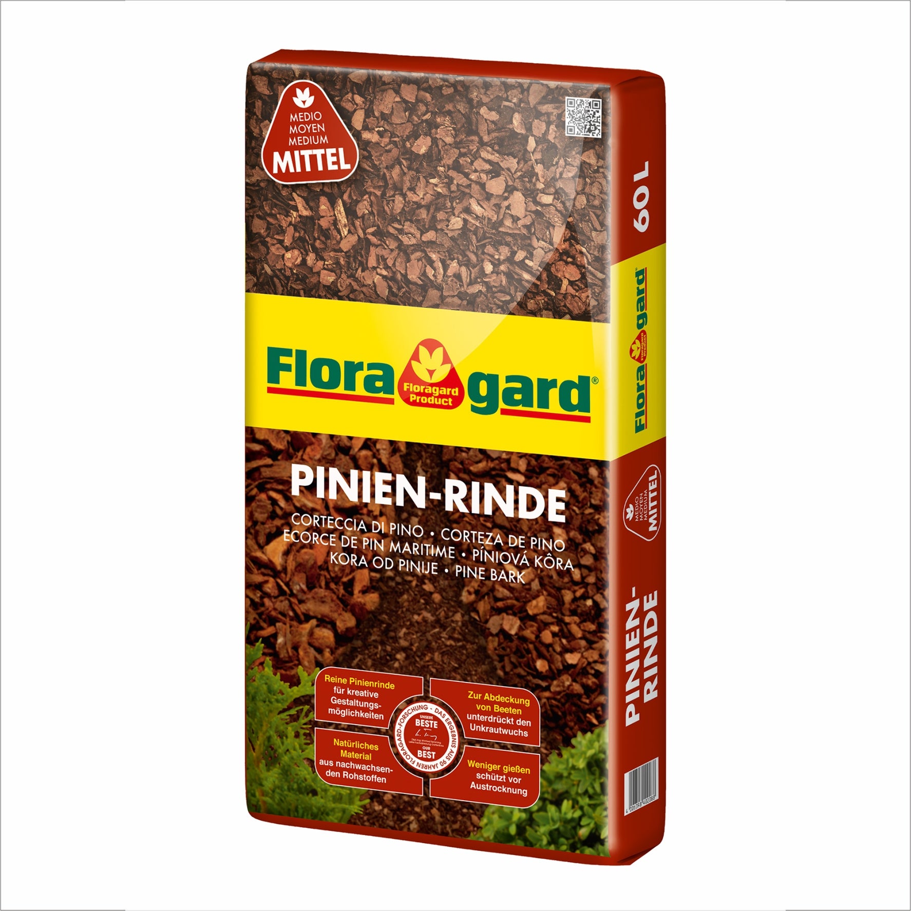 Floragard Pinienrinde 15-25 mm – Mulch, Unkrautschutz & Gartendeko