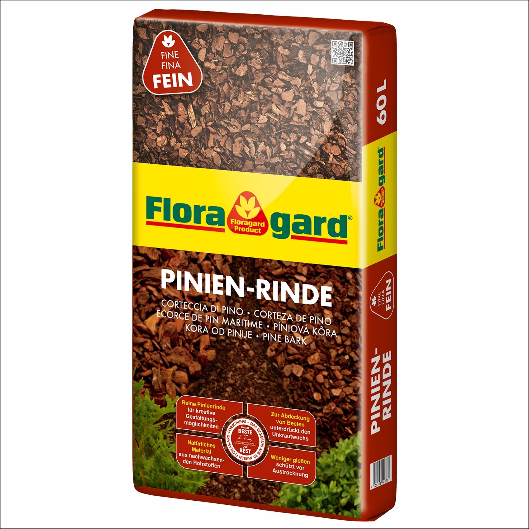 Floragard Pinienrinde 7-15 mm – Mulch, Unkrautschutz & Gartendeko