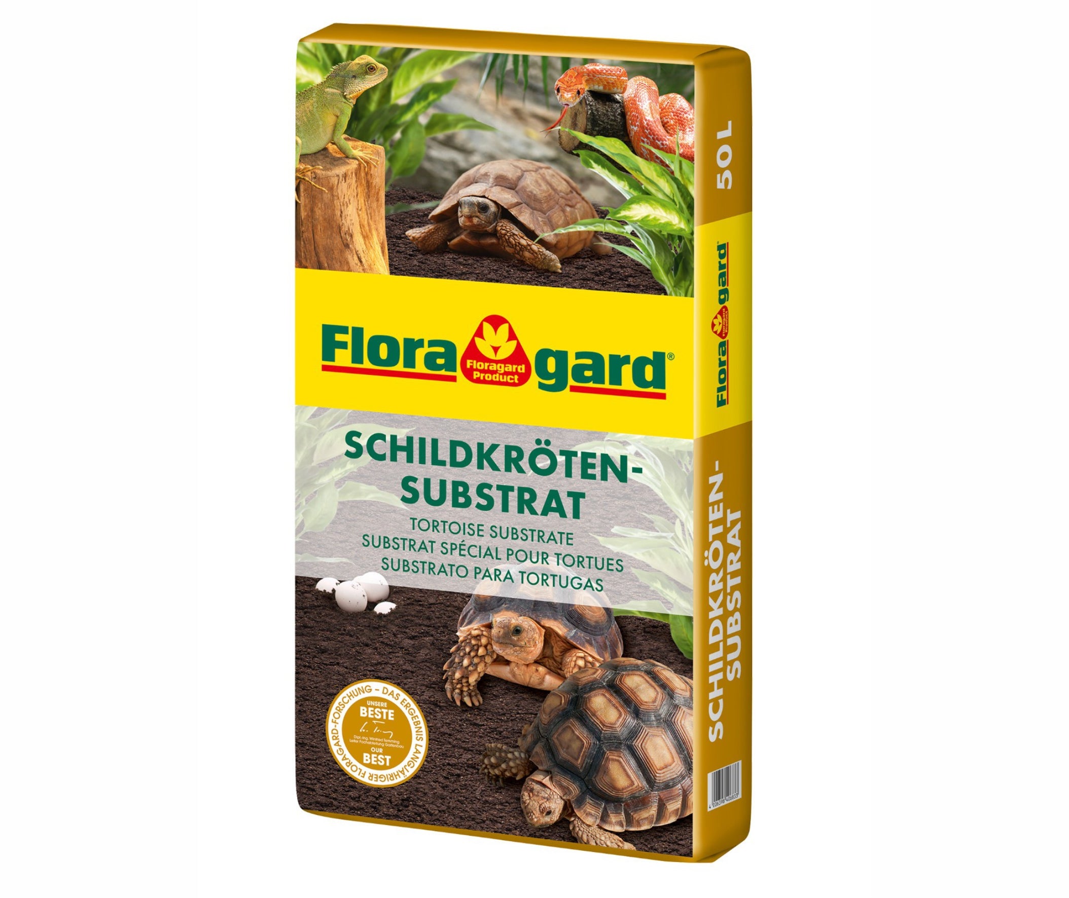 Floragard Schildkrötensubstrat 50L / 100L Terrarium Erde Reptilien Bodengrund