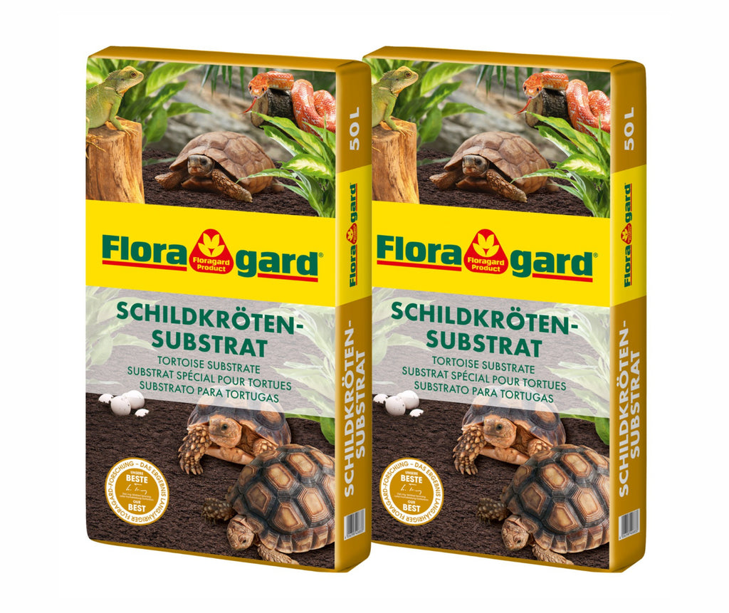 Floragard Schildkrötensubstrat 50L / 100L Terrarium Erde Reptilien Bodengrund