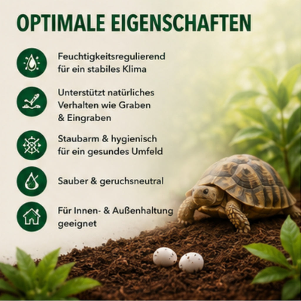 Floragard Schildkrötensubstrat 50L / 100L Terrarium Erde Reptilien Bodengrund