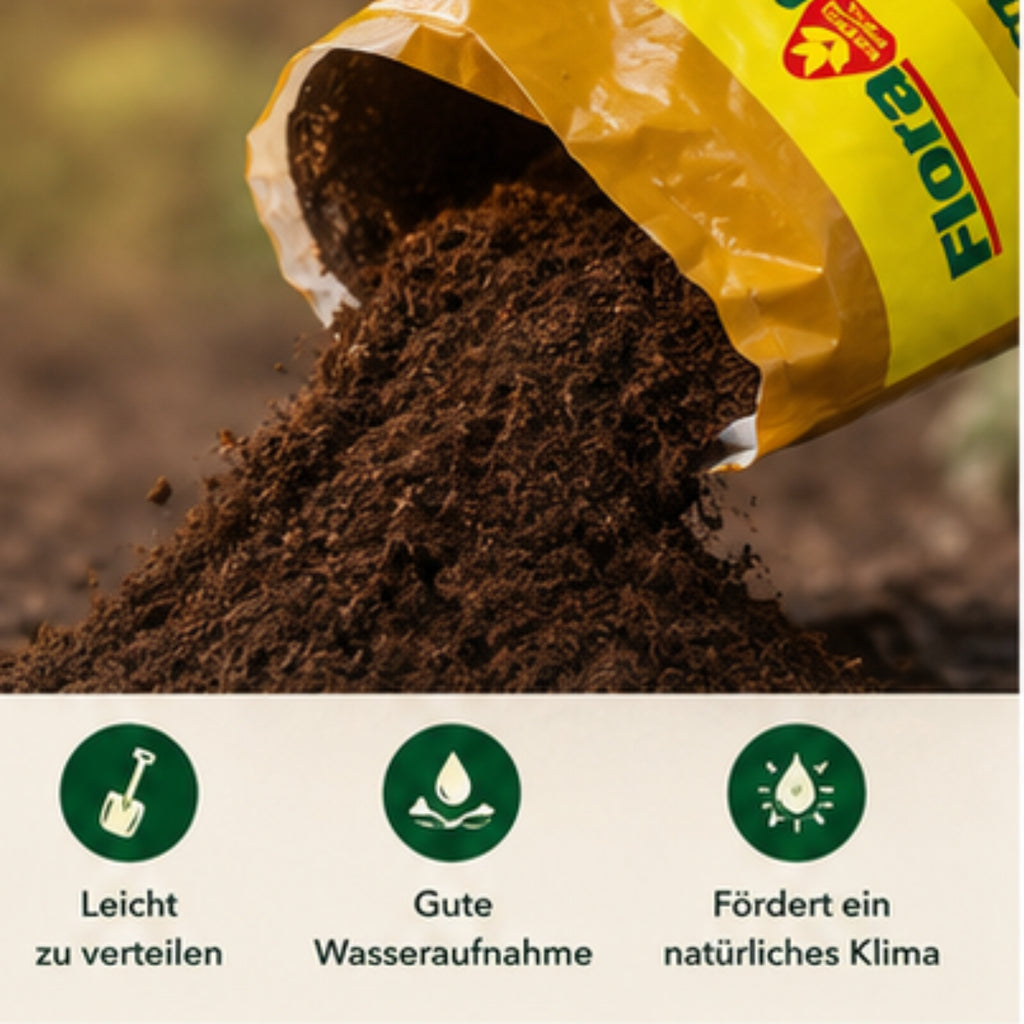 Floragard Schildkrötensubstrat 50L / 100L Terrarium Erde Reptilien Bodengrund