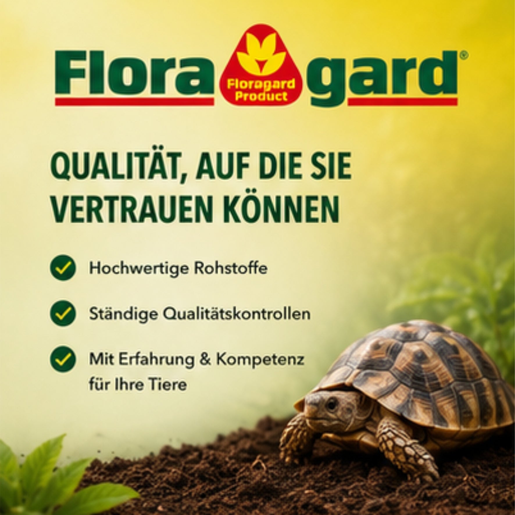 Floragard Schildkrötensubstrat 50L / 100L Terrarium Erde Reptilien Bodengrund