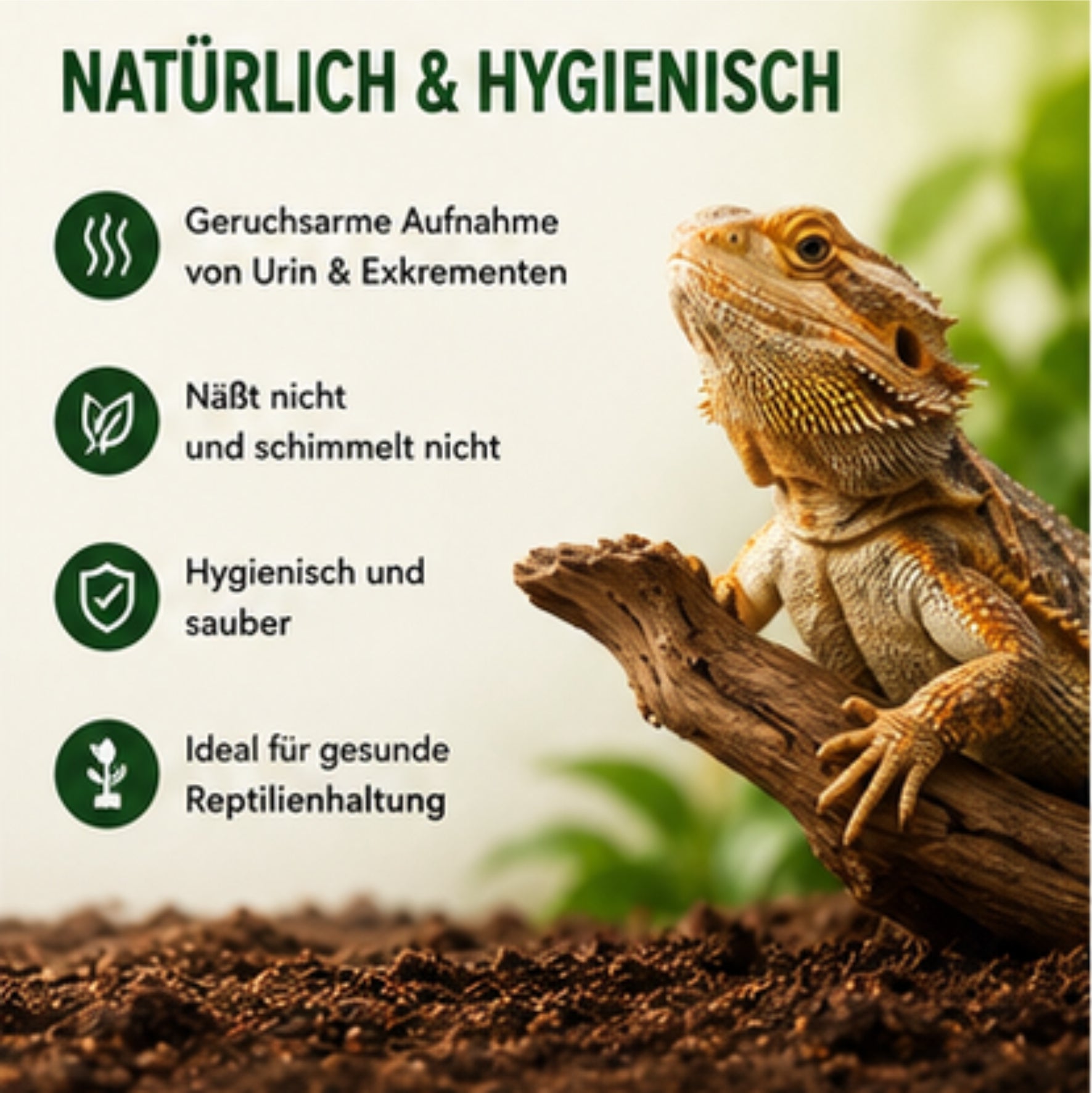 Floragard Schildkrötensubstrat 20L Terrarium Erde Reptilien Einstreu