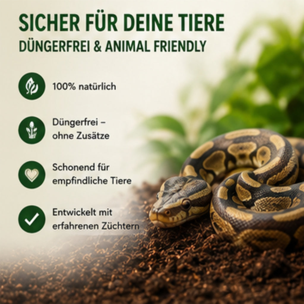 Floragard Schildkrötensubstrat 20L Terrarium Erde Reptilien Einstreu