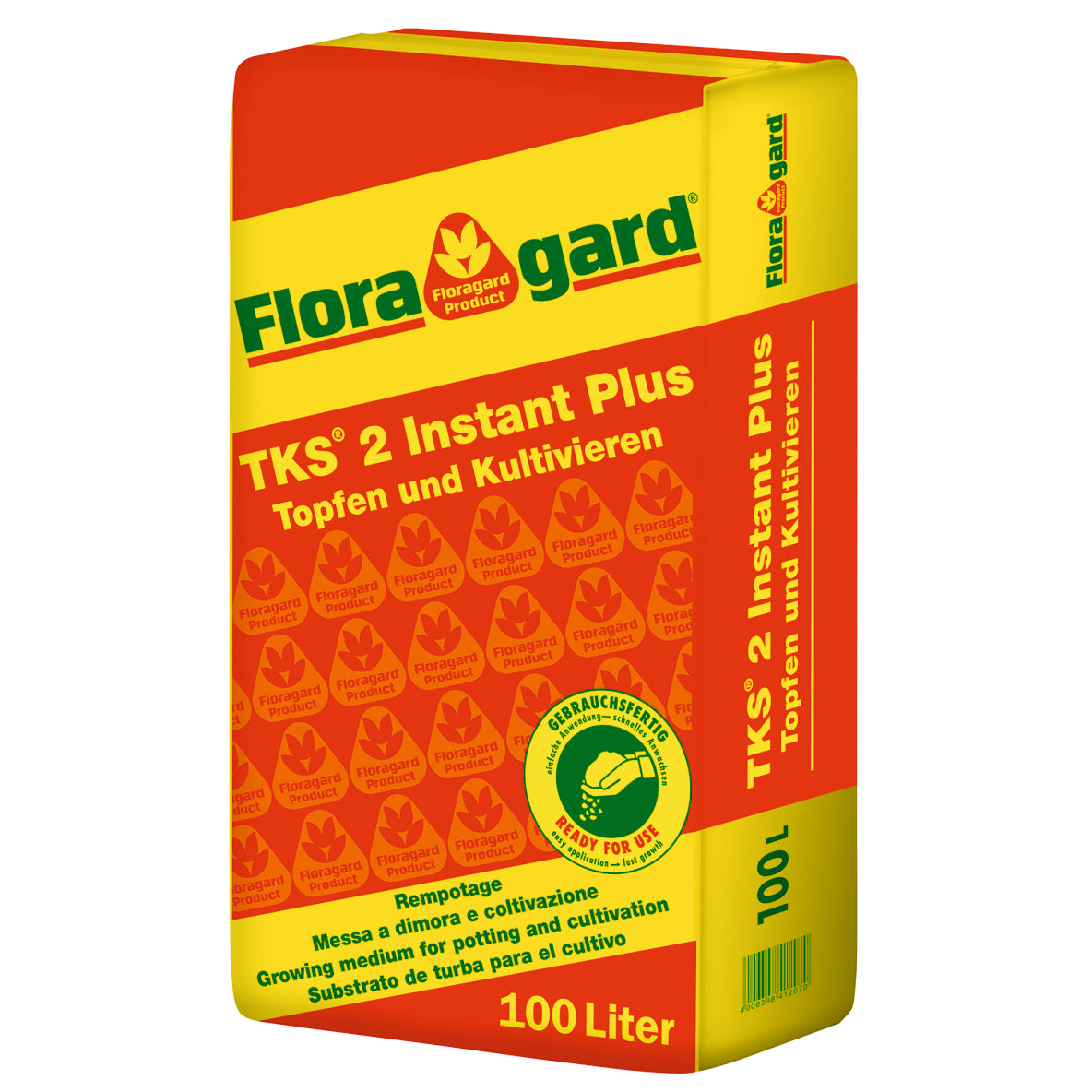 Floragard TKS 2 Kultursubstrat 100L – Profi-Erde für Chili, Gemüse Kübelpflanzen