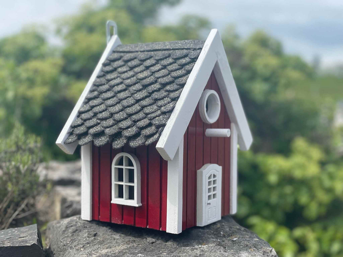 Vogelhaus Holz Garten Deko Landhausstil verschiedene Modelle klein groß