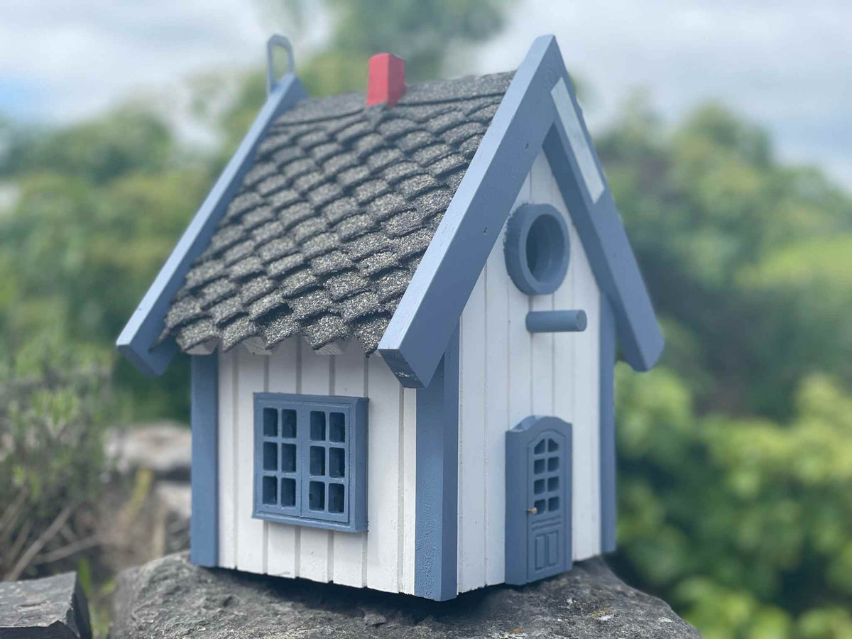 Vogelhaus Holz Garten Deko Landhausstil verschiedene Modelle klein groß