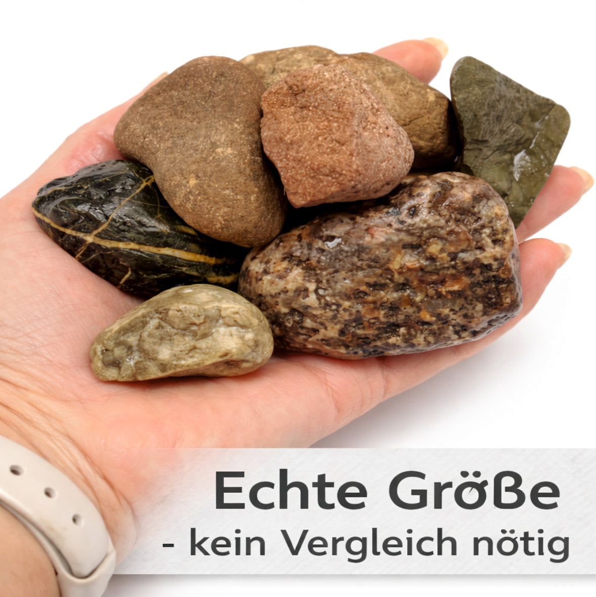 Weserkies 30-90 mm Zierkies Gartenkies rot bunt Naturstein Gabionen Kies