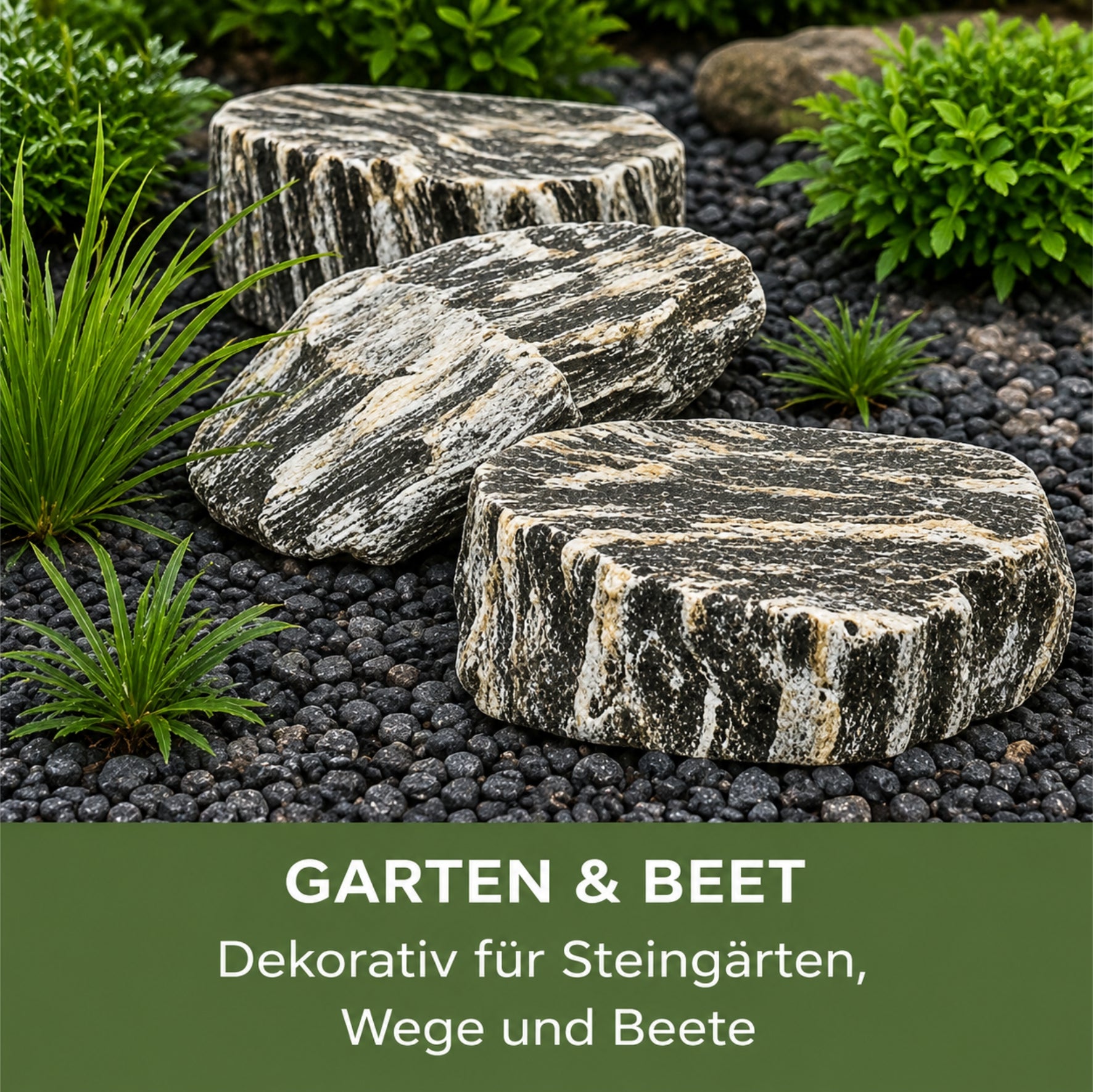 Woodstone Steinholz Bruch 60-250 mm Aquarium Deko Garten Naturstein Gneis